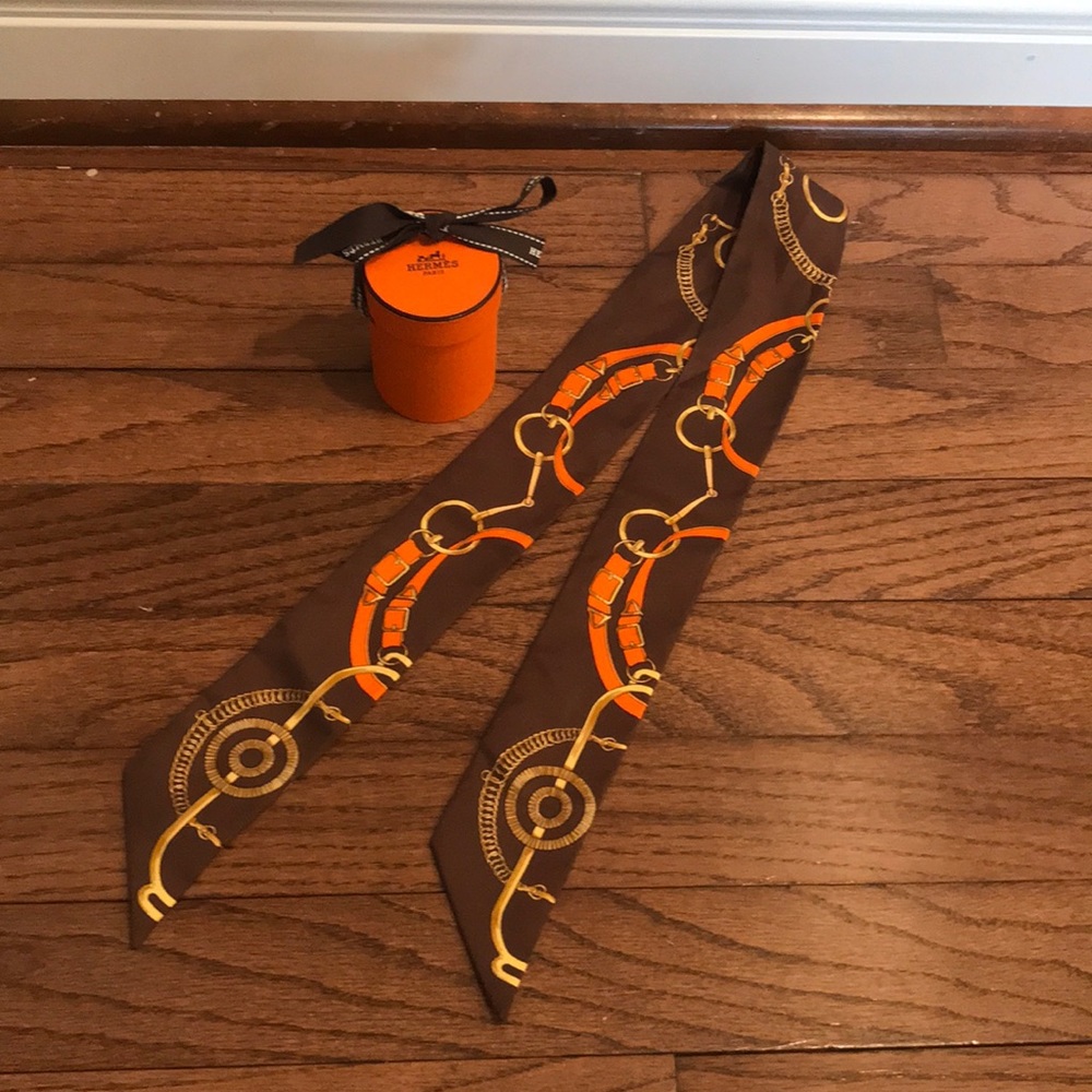 Hermès silk scarf
